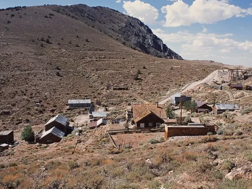 Silver-mining ghost town of Cerro Gordo