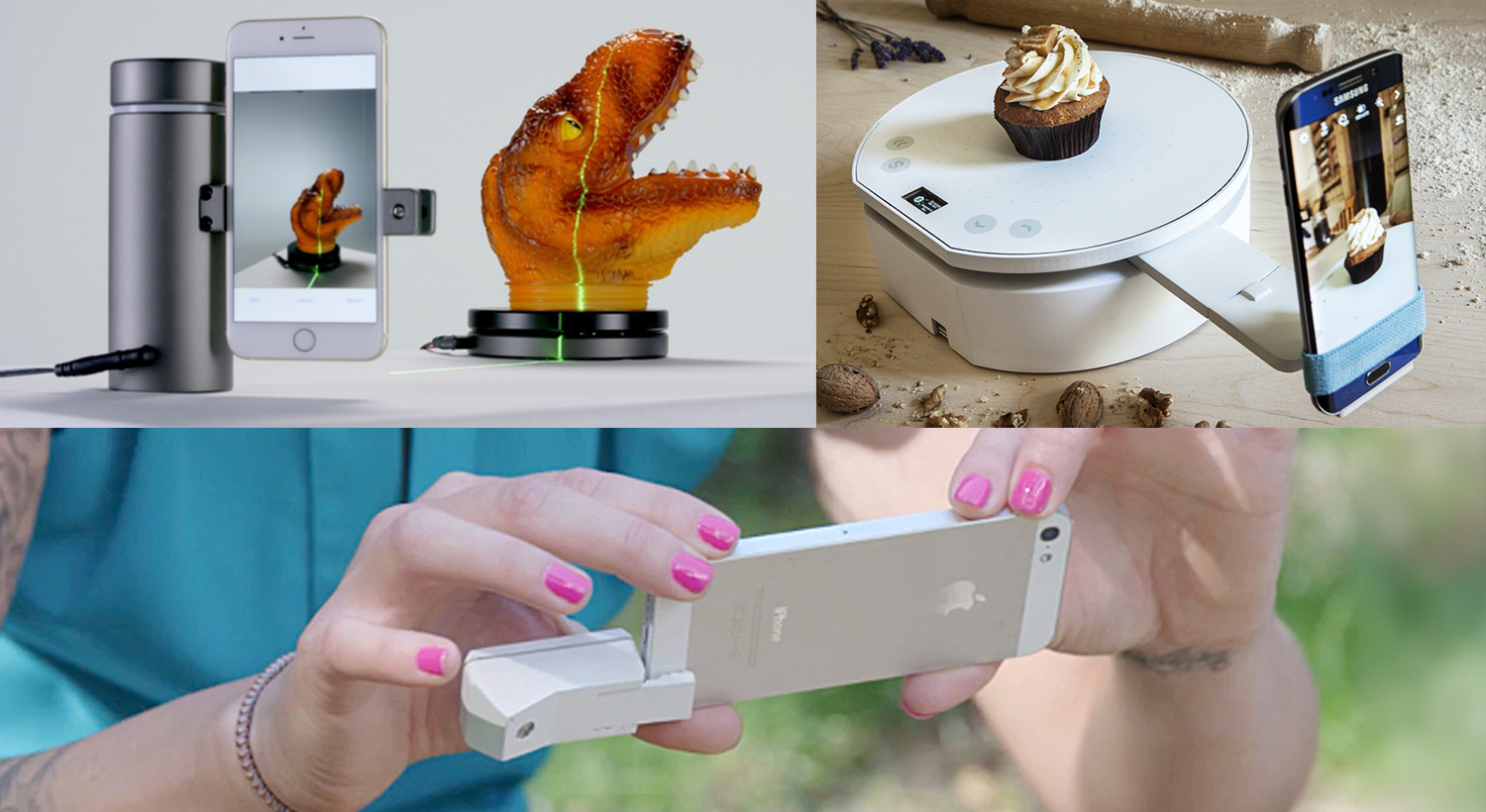 3 Affordable, Upcoming, Crowdfunded 3D Scanners for your Smartphone