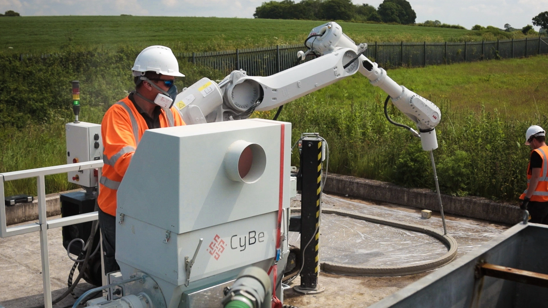 CyBe concrete 3D printer