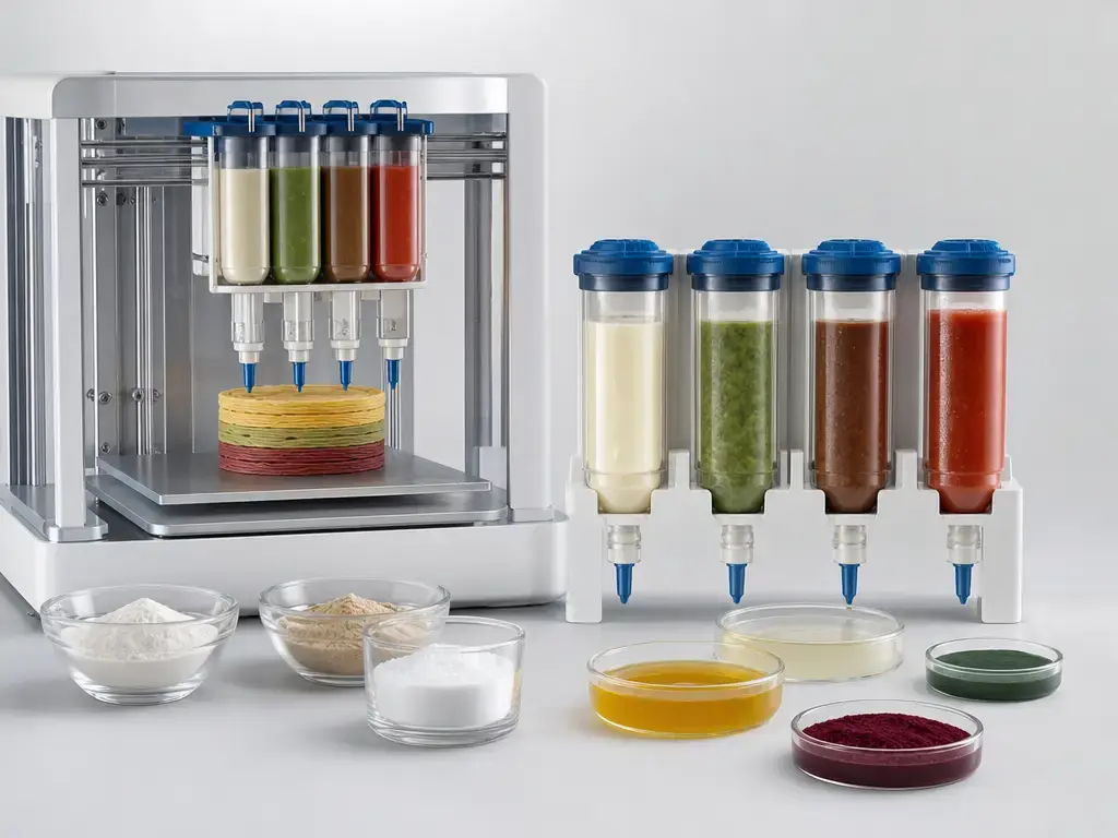 3D printed edible food technical illustration 1