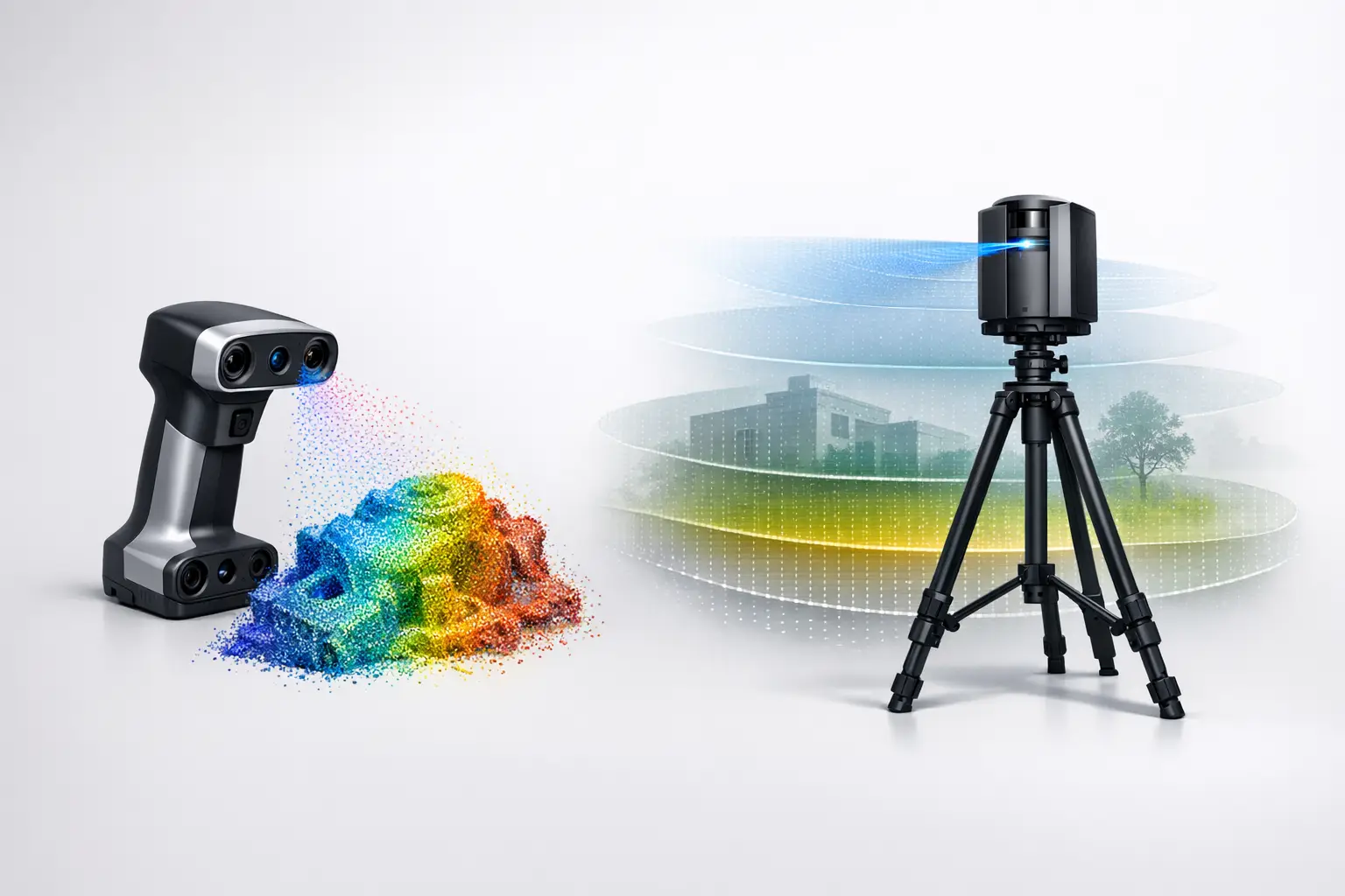 Artec Leo and Ray II scanners