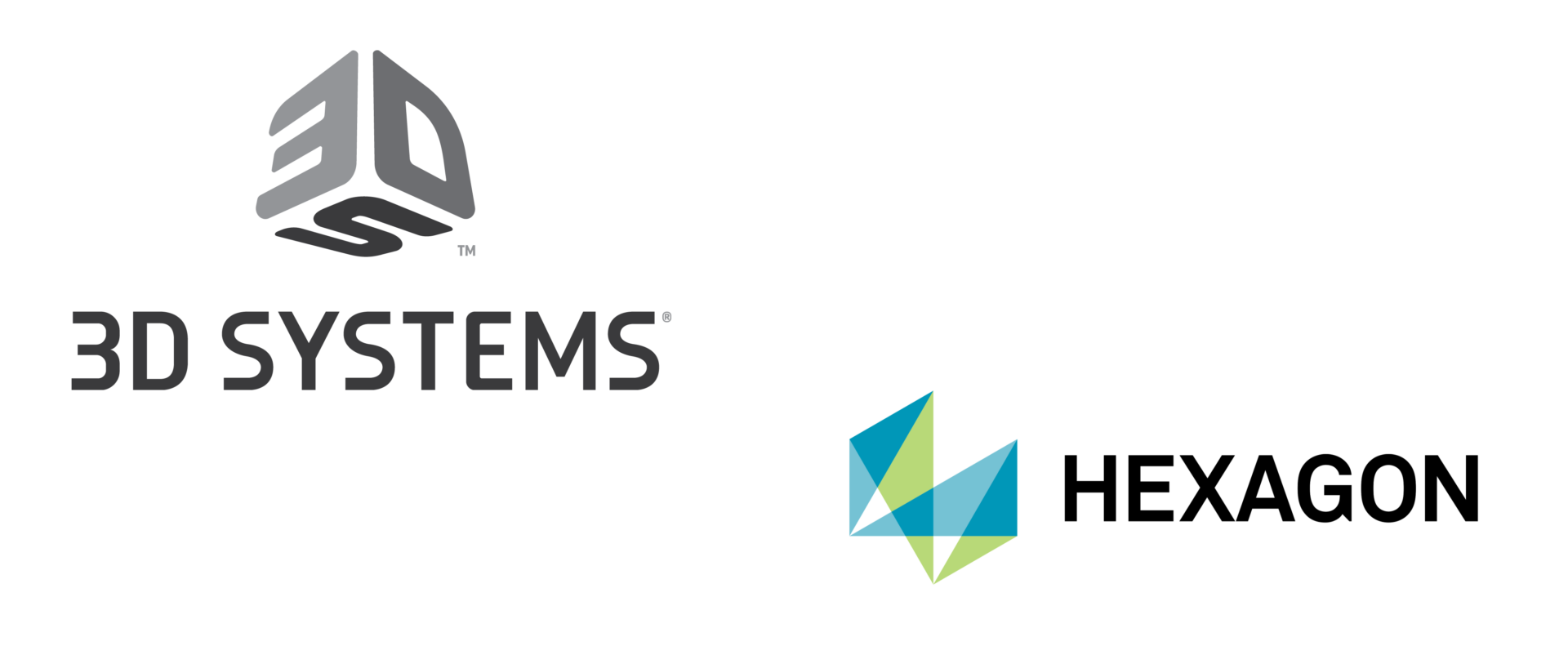 3d systems and hexagon logo