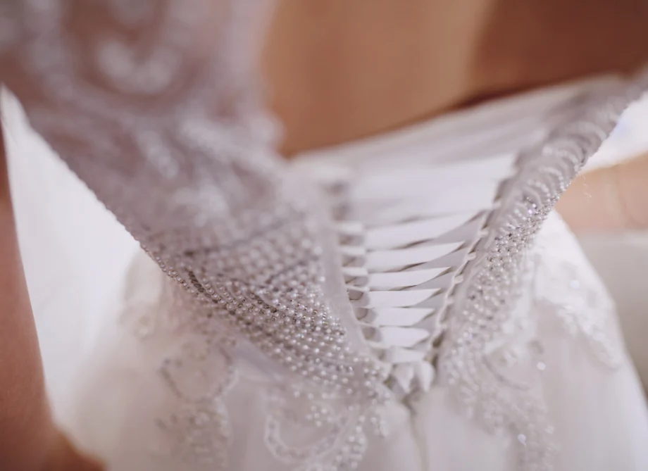 Corset of wedding dress