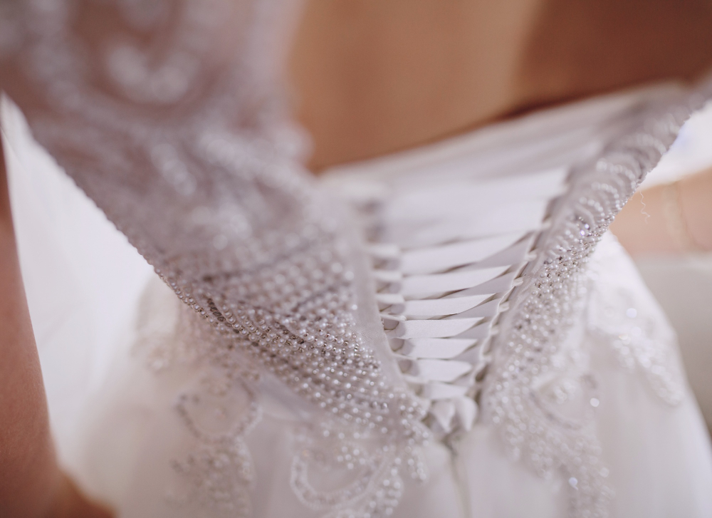 Corset of wedding dress