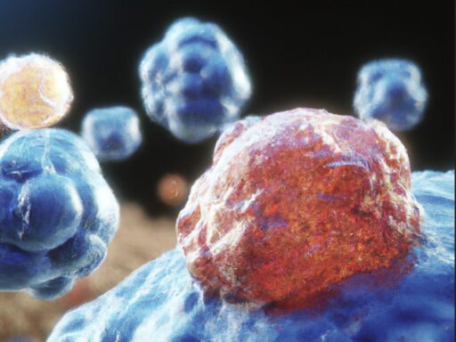 AI generated image of a cancer cell