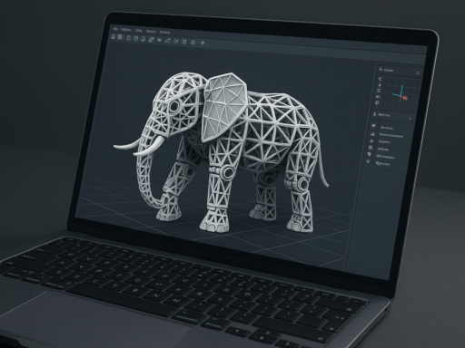 A_3D-rendered_digital_image_on_a_laptop_screen_dis