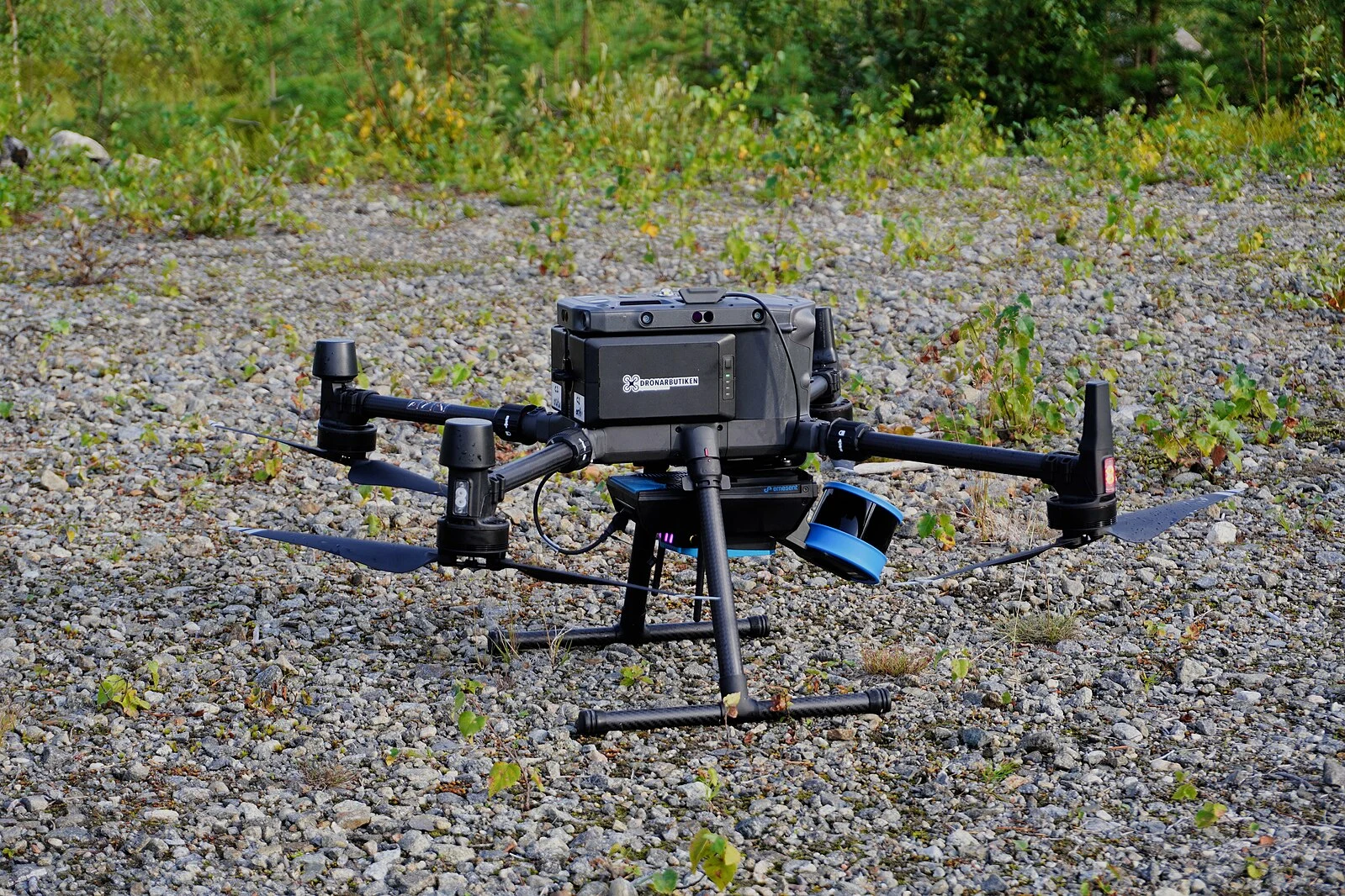 Drone with lidar
