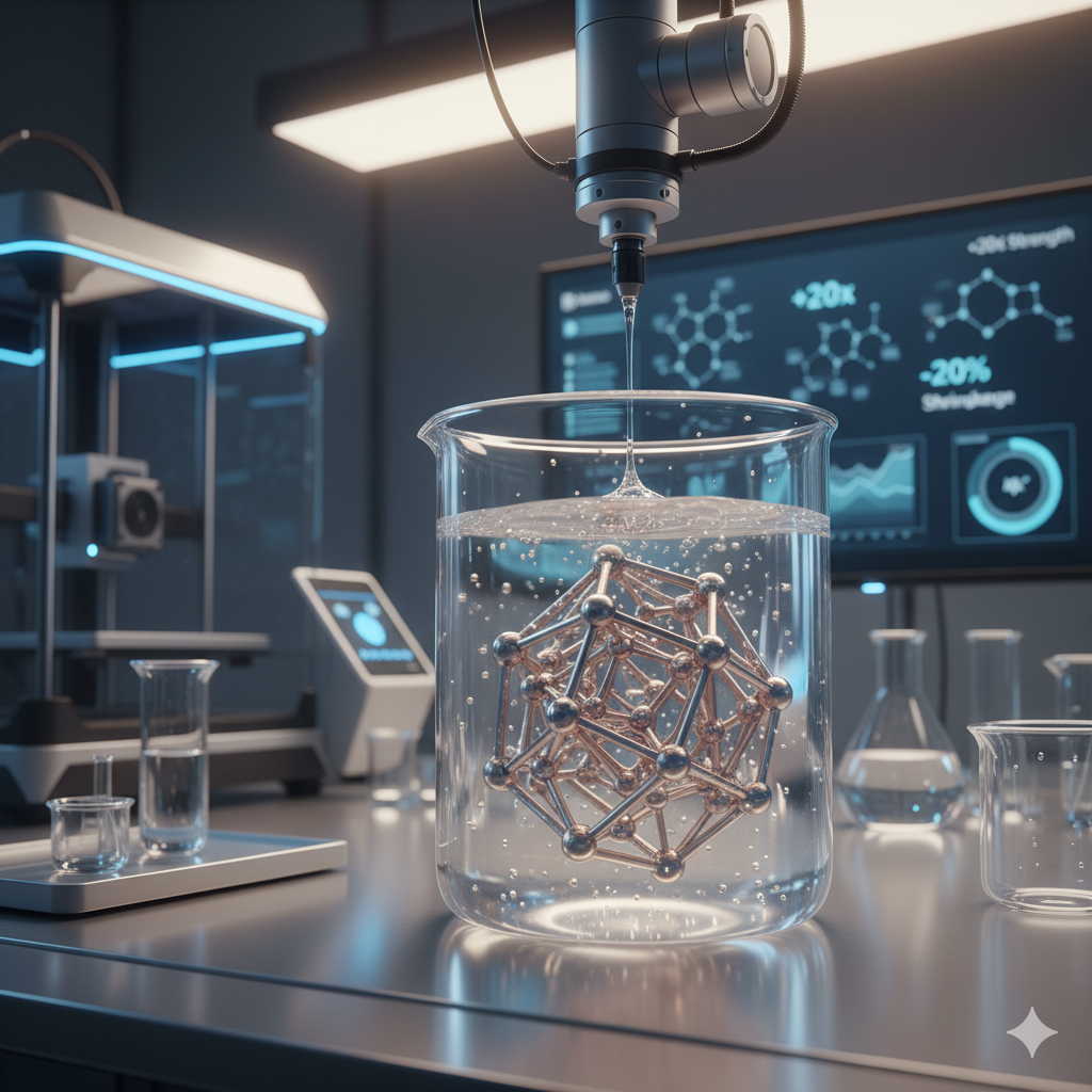 EPFL researchers “grow” metals using hydrogel 3D printing