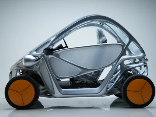 3D-printed metal microcar Robo-EV
