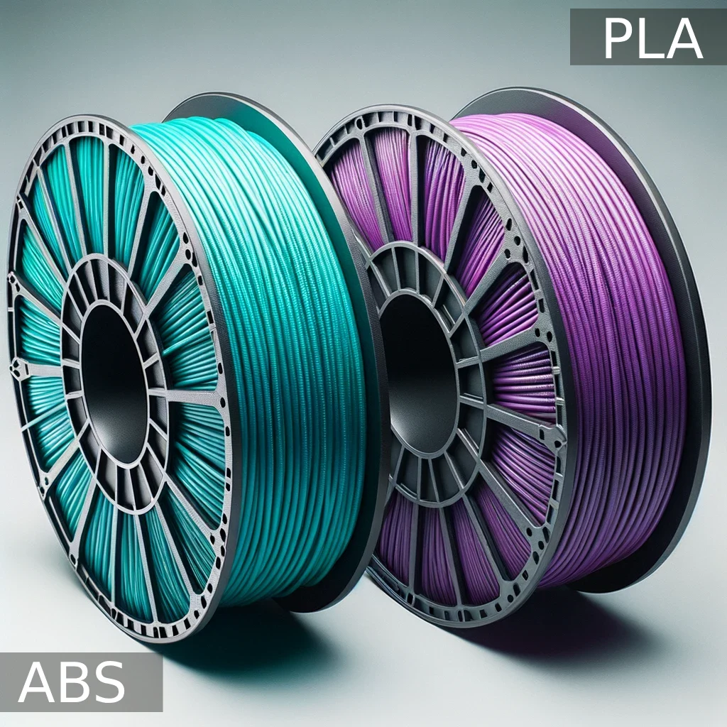 abs and pla 3d printing
