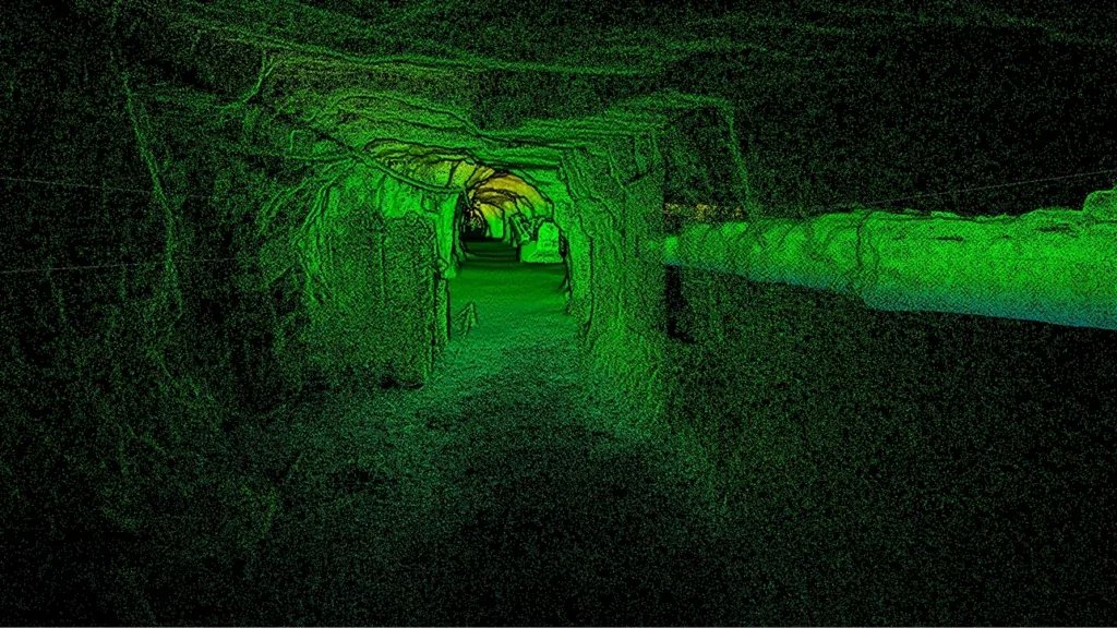 Artec Jet scanning an underground space