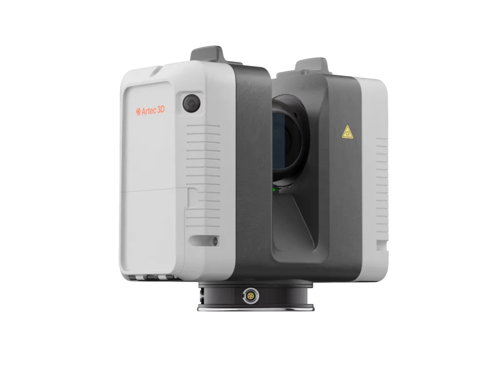 Artec Ray II set up for a building survey