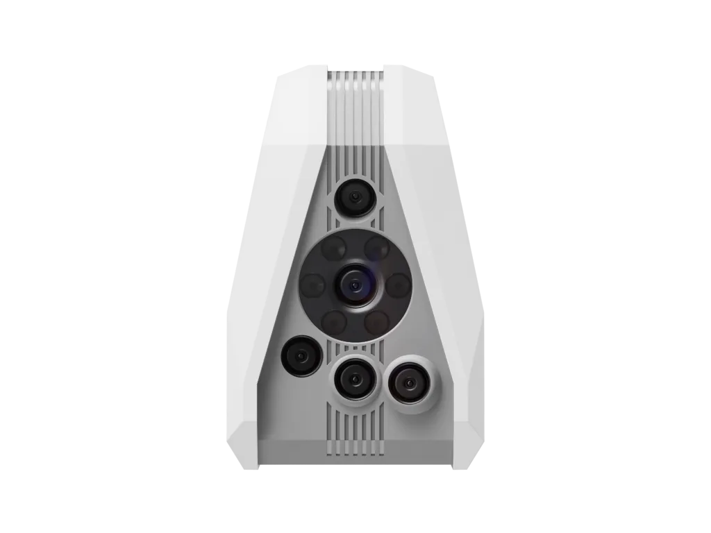 Artec Spider II front view showing the structured-light projector and camera array