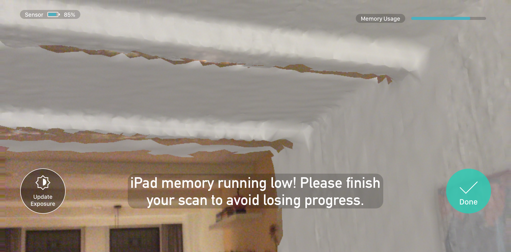 Structure Scanner App 3D Room Scanning App with Canvas and Structure Sensor