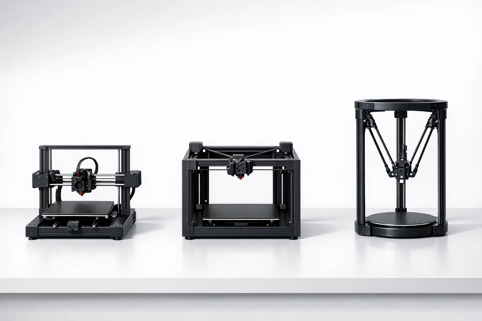 Cartesian vs CoreXY vs Delta