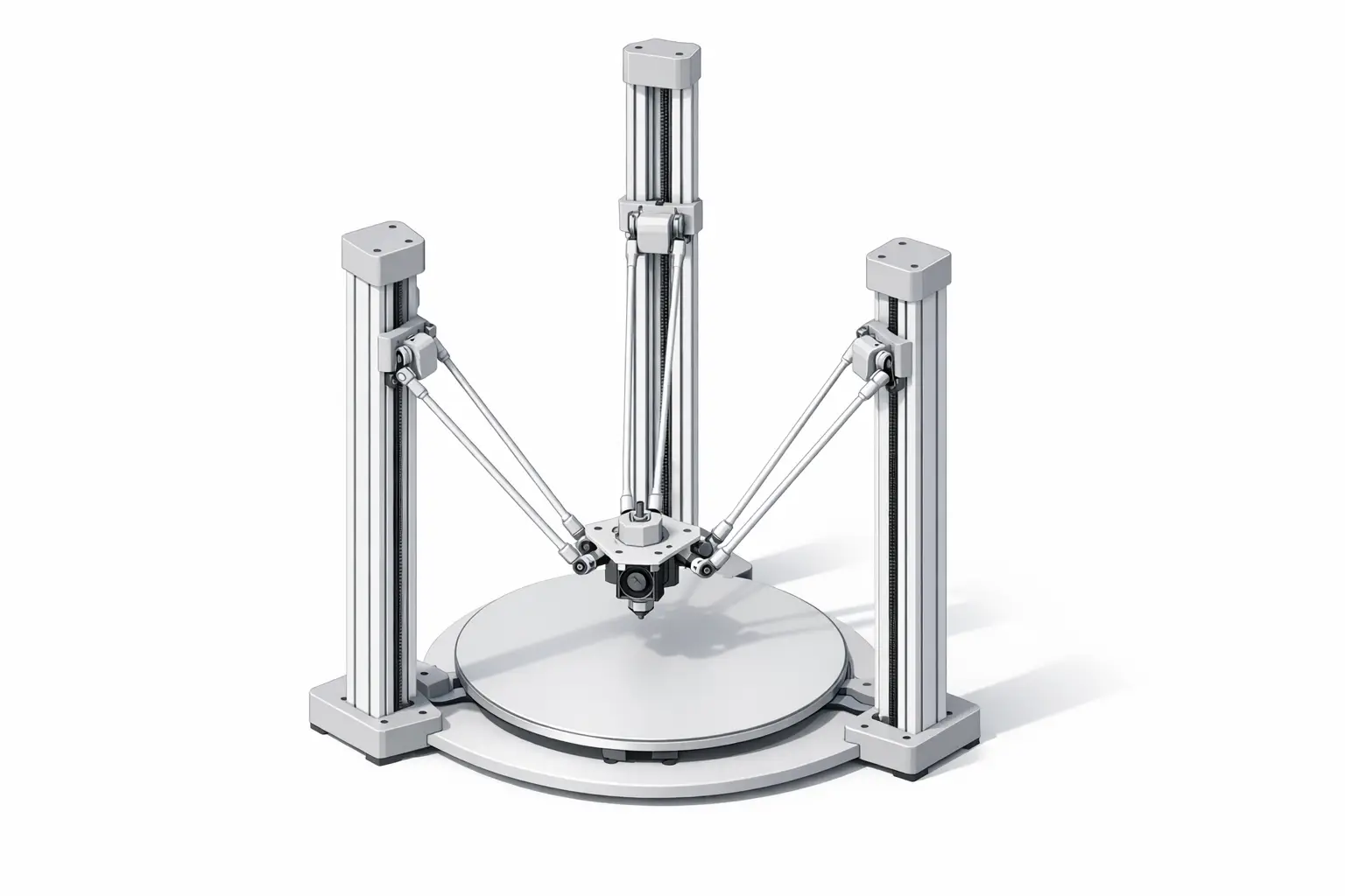 Delta 3D printer illustration