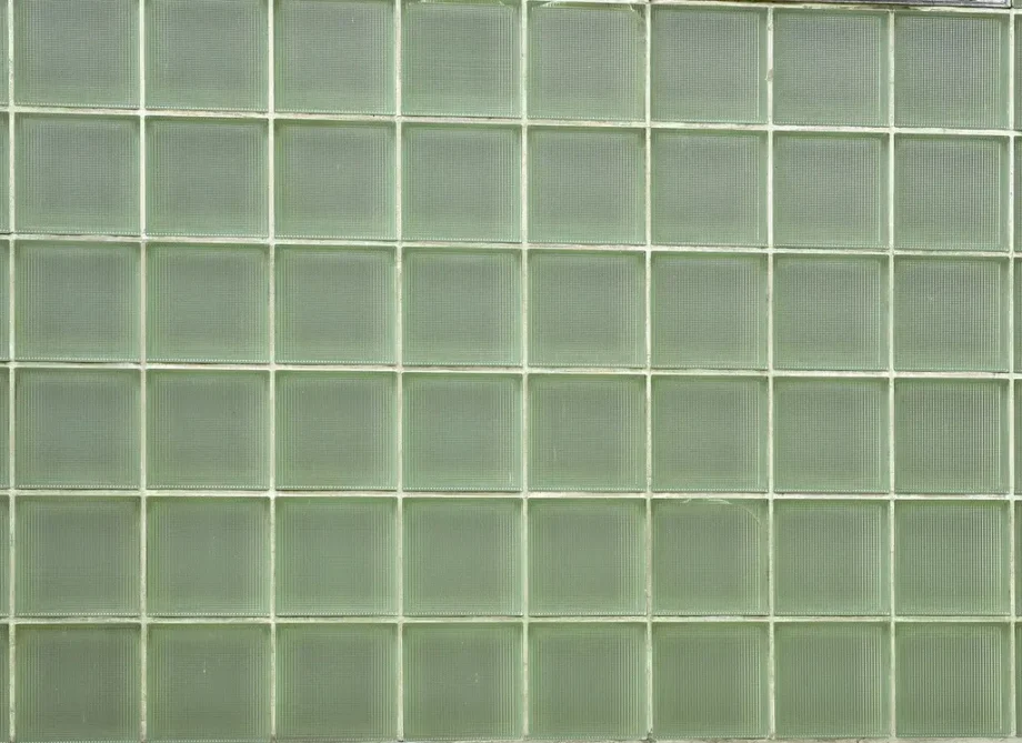 glass brick wall