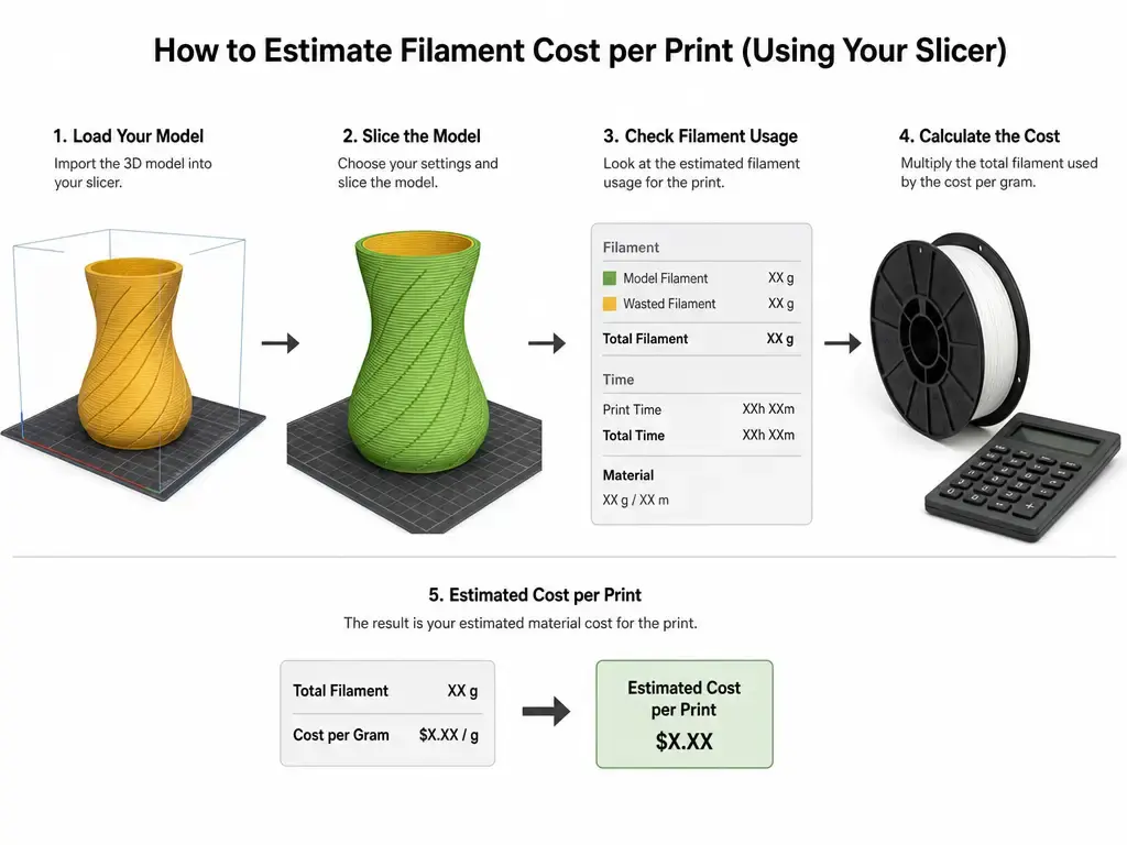 How much does 3D printer filament cost? technical illustration 2
