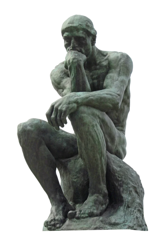 Auguste Rodin - The Thinker, bronze