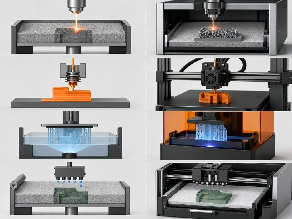 Comparison of additive manufacturing vocabulary terms and market names
