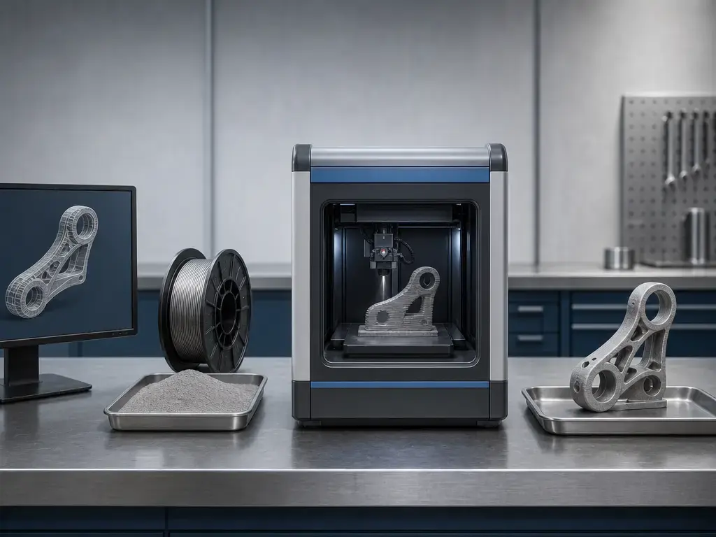 Additive manufacturing workflow from 3D model data to finished part