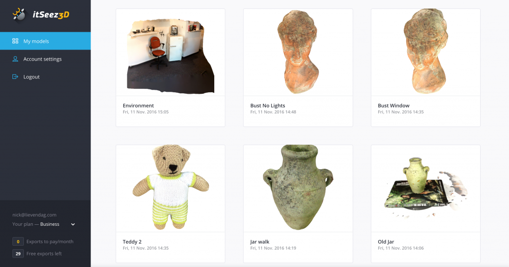 itSeez3D Structure Sensor 3D Scanning App for iPad Review - Web View