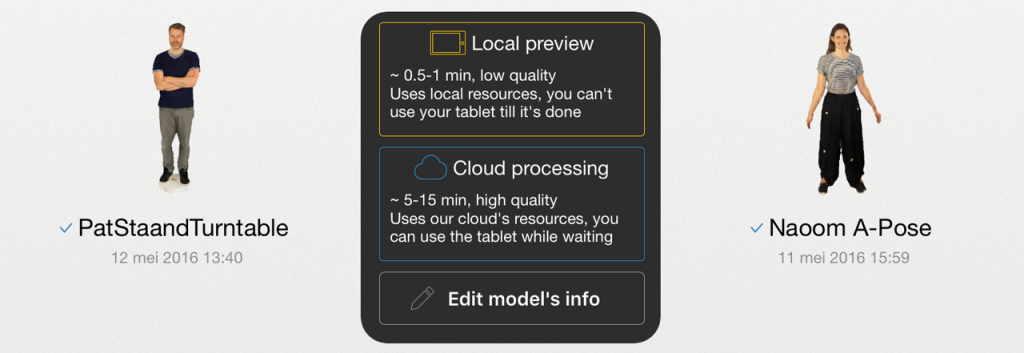 itSeez3D Review - Preview or Cloud Processing