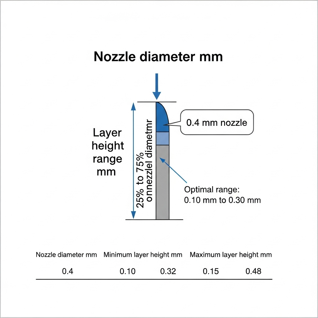 Nozzle size versus layer height