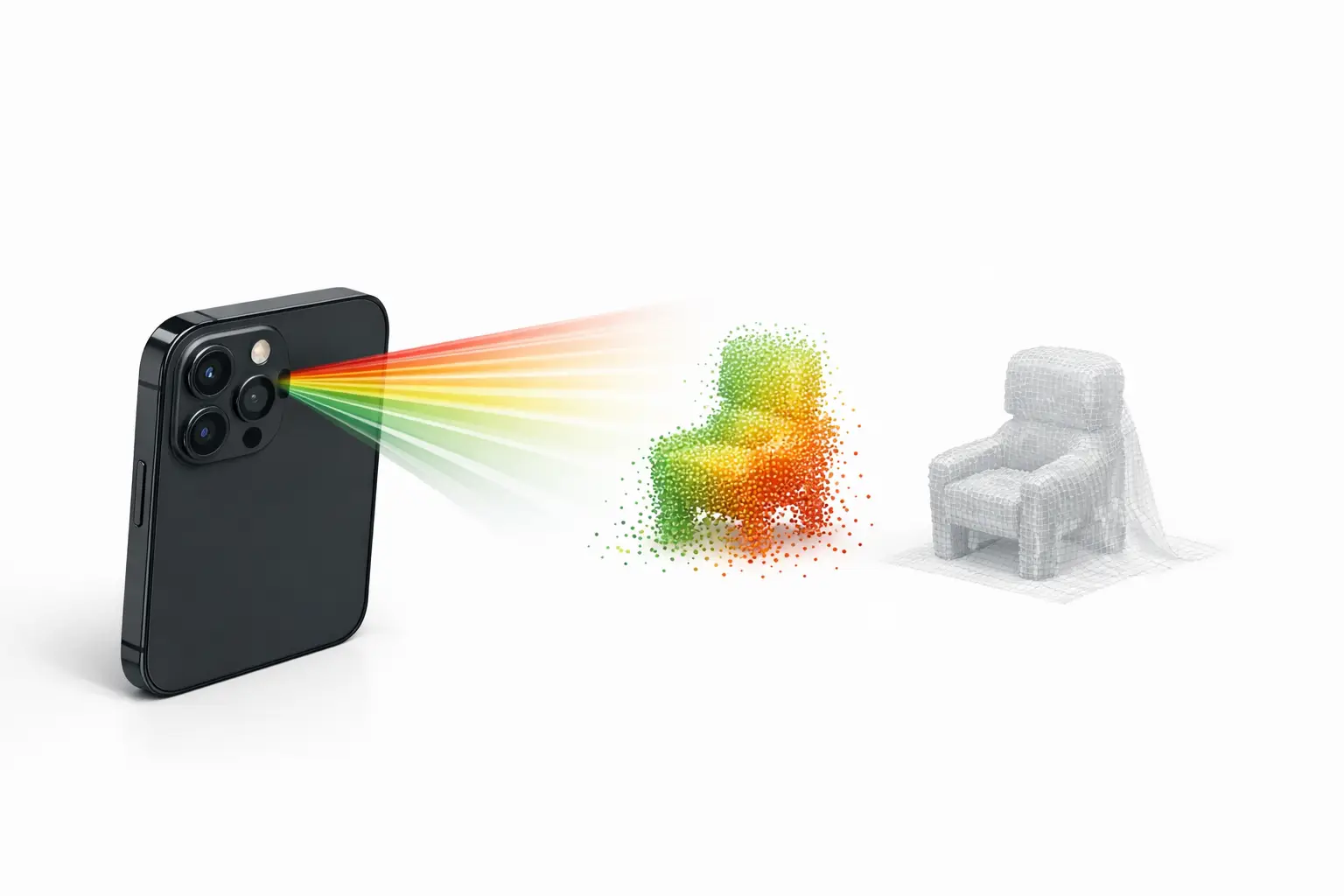 Mobile phone 3D scanner