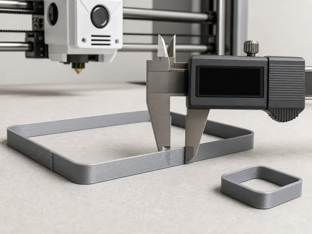 Single-wall FDM flow calibration measured at mid-wall away from the seam