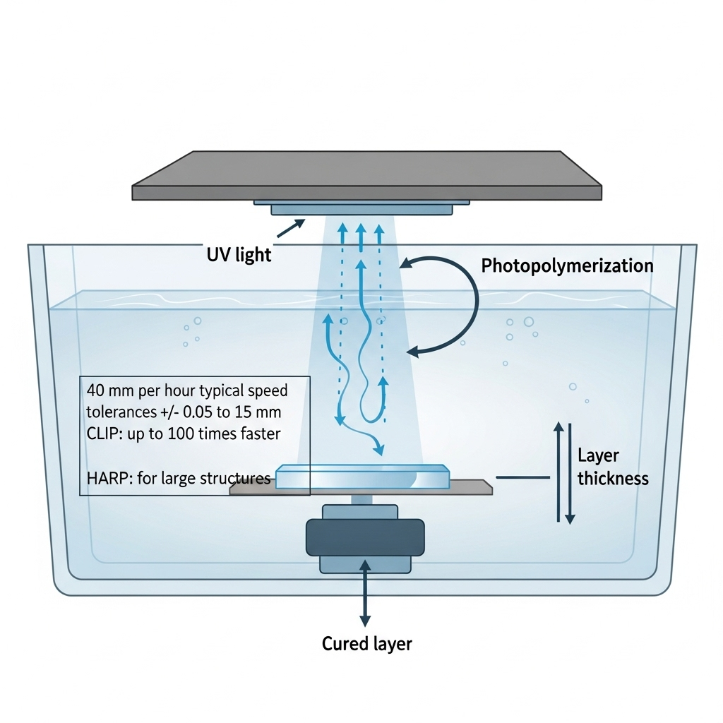 Resin 3D printing example