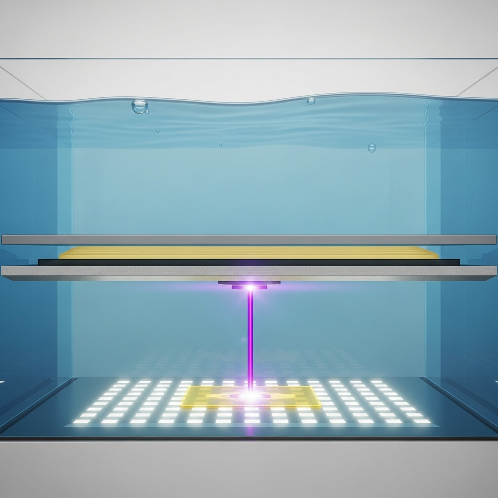 Stereolithography process diagram
