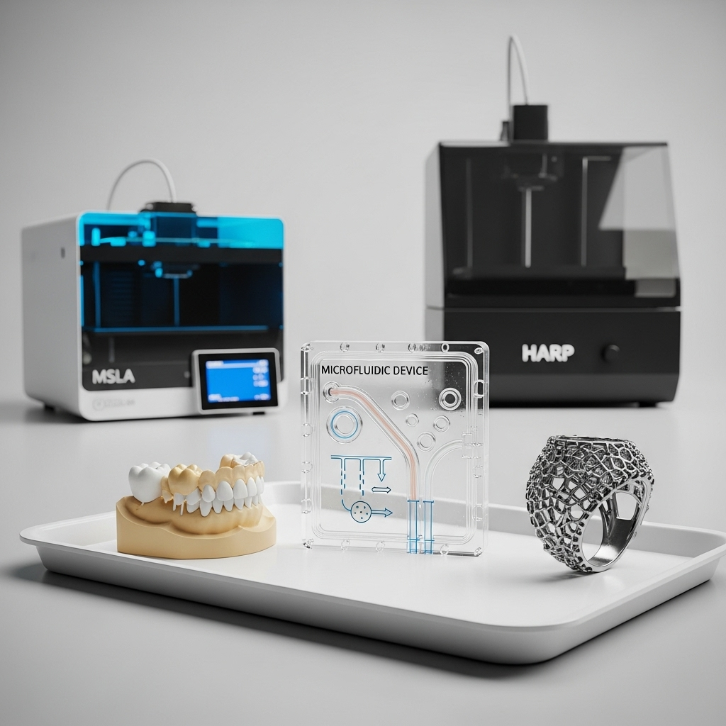 Applications of resin 3D printing