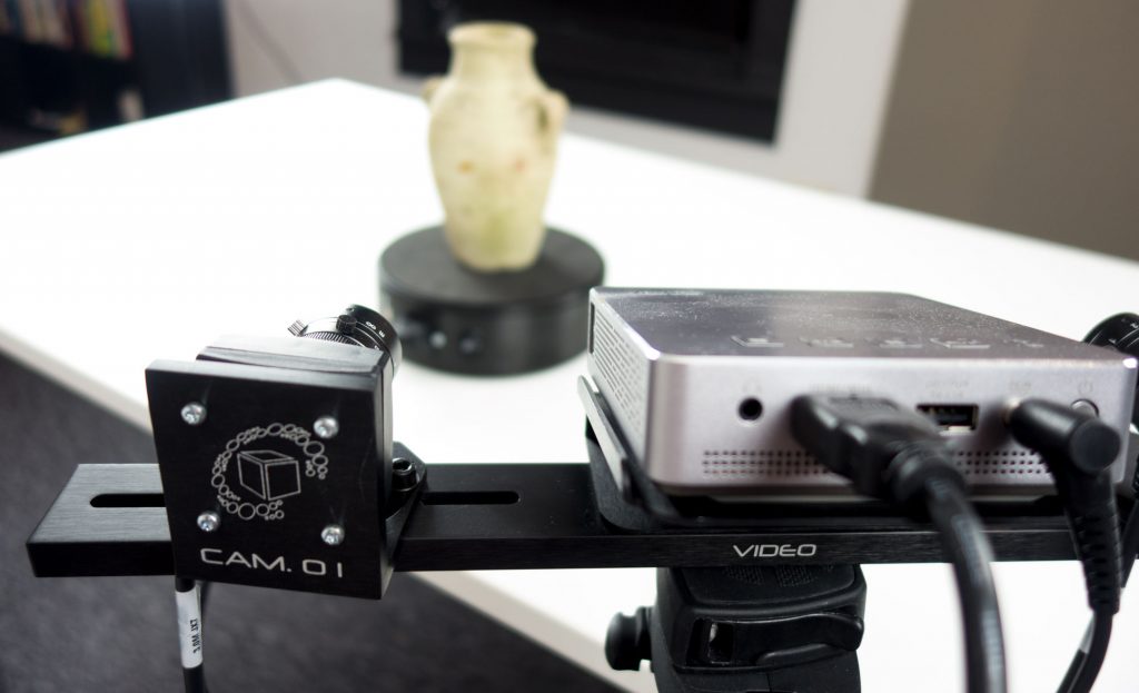 Scan in a Box 3D Scanner Review - Back with Turntable