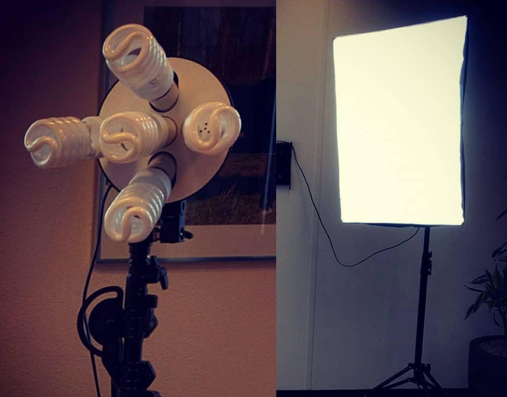 Studio Light Kit for 3D Scanning from Amazon