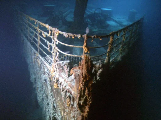titanic underwater