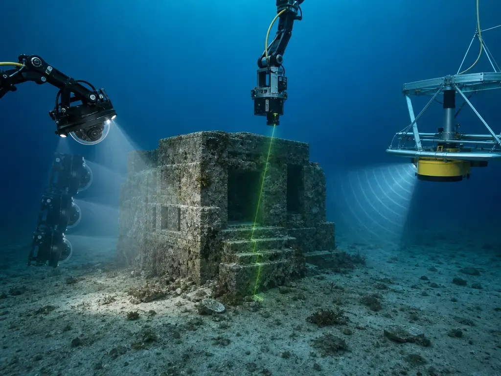 Comparison of underwater photogrammetry, laser scanning, and sonar hardware