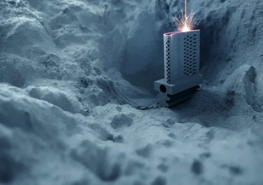 metal 3D printed object