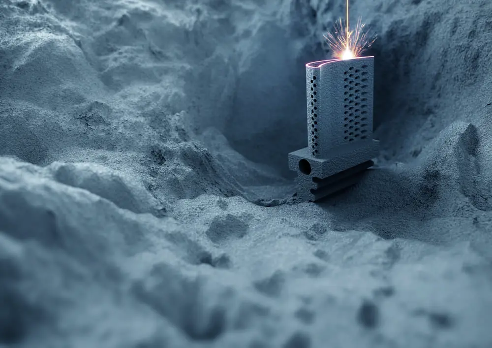 metal 3D printed object